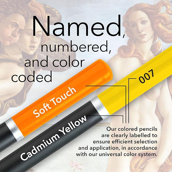 Castle Art Supplies 24 Colored Pencil Set - Botticelli Art Palette