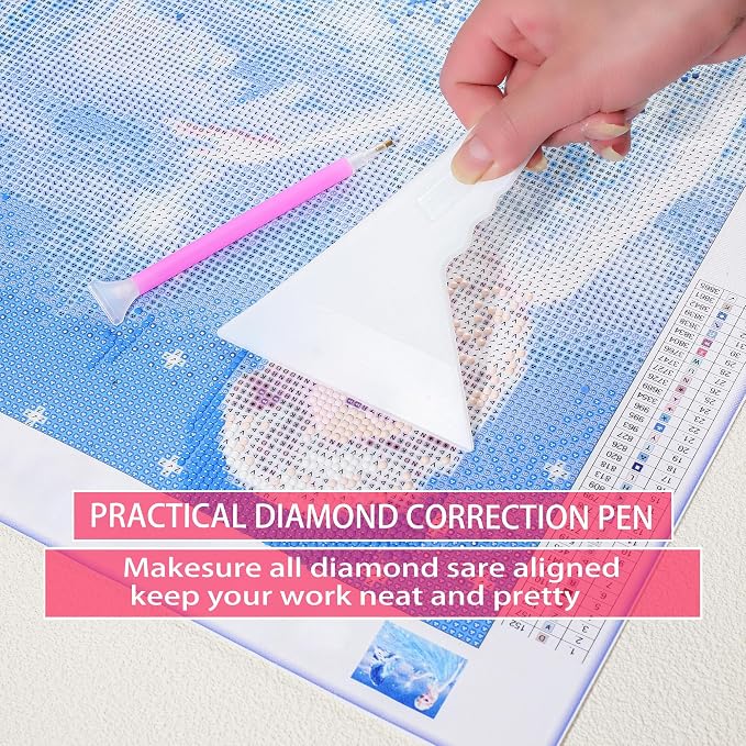 LYMUSUMI Diamond Art Storage Containers 60 Slots Diamond Painting Tools