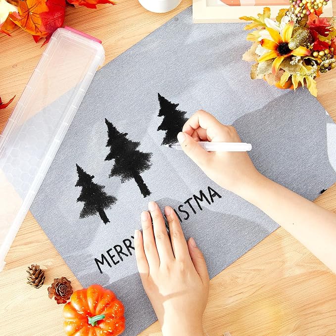 ForraFun 5 Pcs Water Drawing Writing Canvas Set Reusable Water Art Painting Board Portable Drawing Writing Cloth with 3 Brushes and 1 Storage Case for Artist Meditation Calligraphy Practice