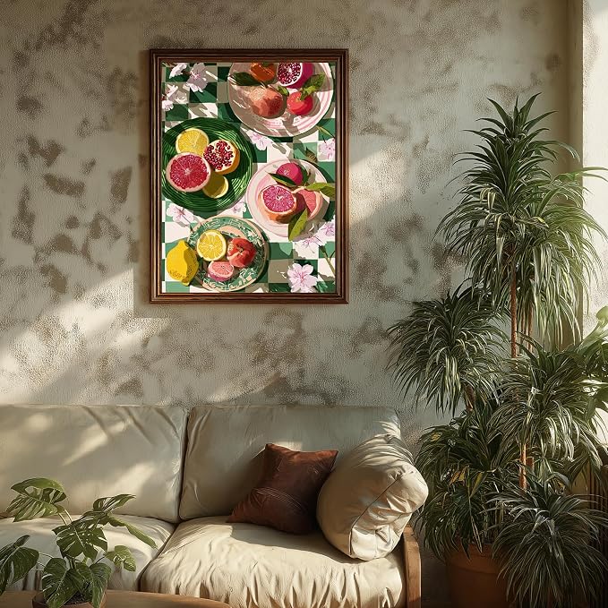 Fruit Paint by Numbers Kit for Adults, Paint by Number for Adults 16x20 in
