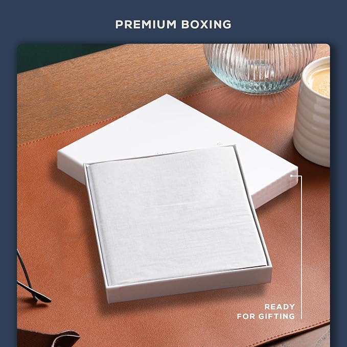 Beechmore Books 8x8 Square Mixed Media Sketchbook 160 GSM/98lb, Gift Box | Vegan Leather Hardcover Art Journal with Lay-Flat Binding, Perforated Ivory Pages for Drawing & Doodling