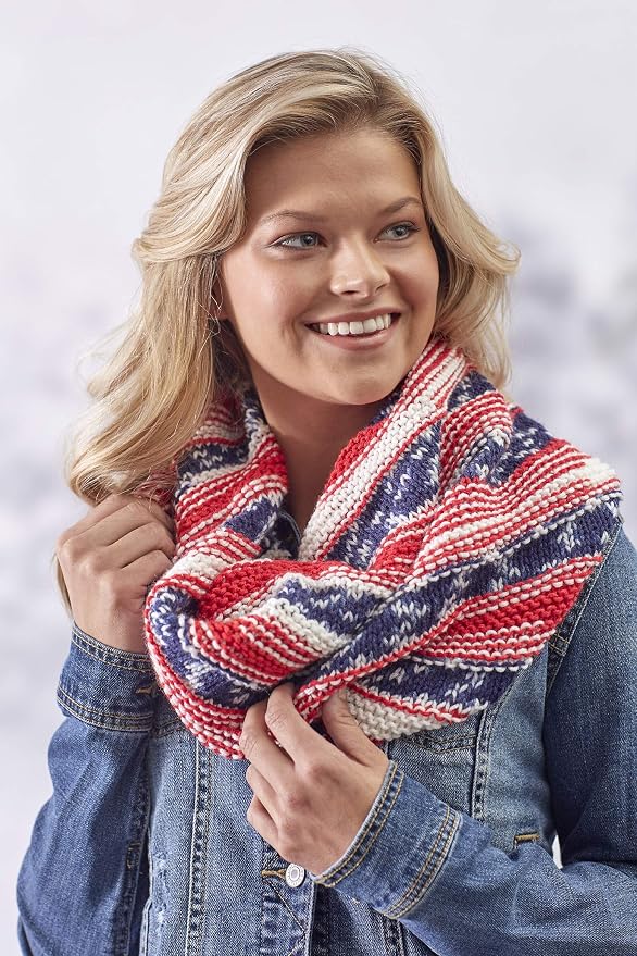 Red Heart Yarn Red Heart Super Saver Primary Stripes