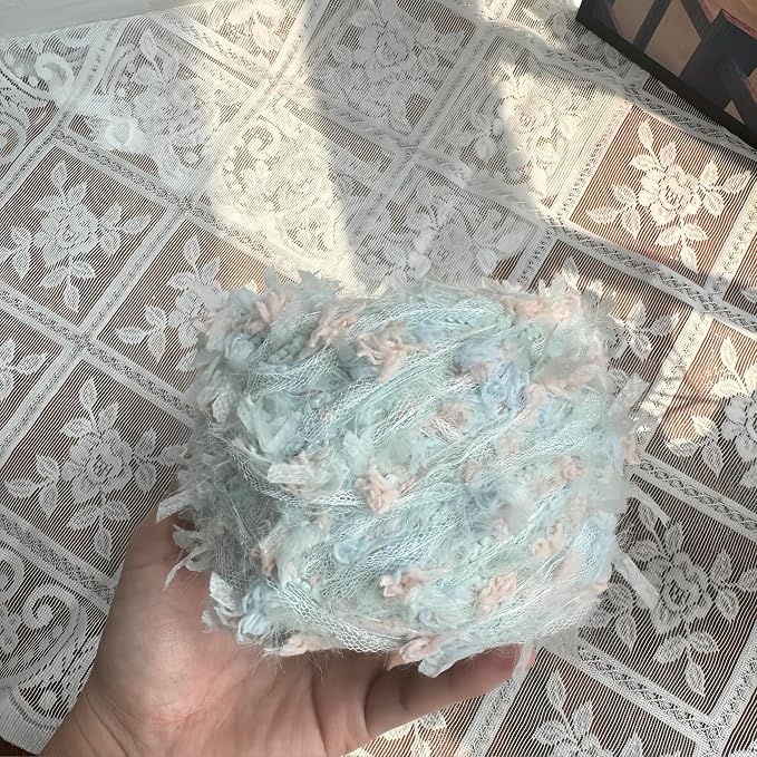 Artisanal Yarn Fancy Yarn Multifiber Blended Yarn Novelty Colorful Soft