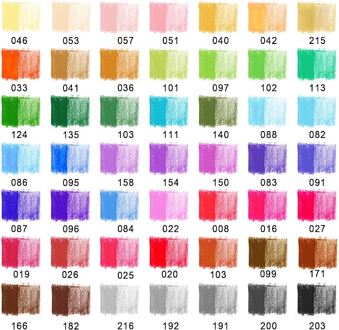 KALOUR Premium Colored Pencils,Set of 50 Colors,Artists Soft Core with Vibrant Color,Ideal for Layering Blending Shading,Color Pencils for Adults Beginners Coloring Book…