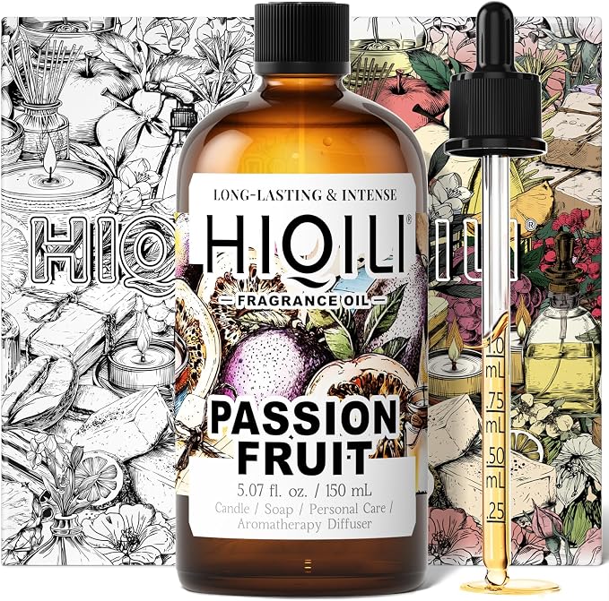 HIQILI Passion Fruit Fragrance Oil for Candle, Soap Making & Diffuser