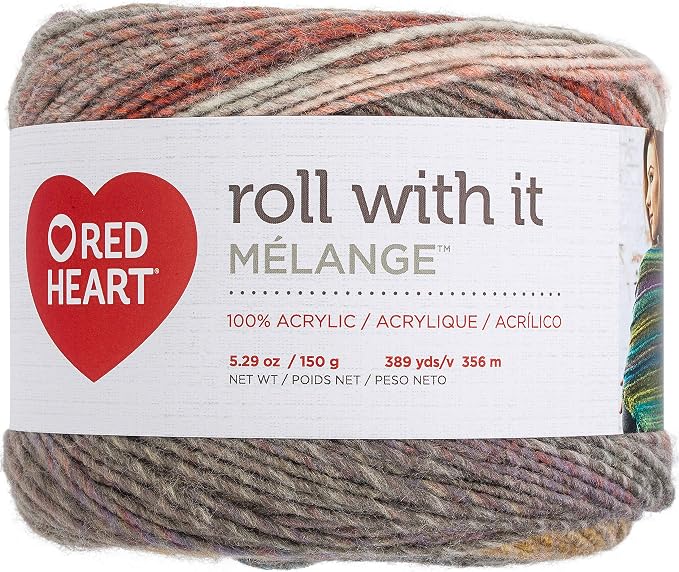 Red Heart Roll with it Melange Theater