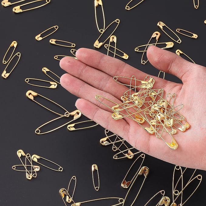 Mr. Pen- Safety Pins, 300 Pack, Small & Large Sizes, Nickel Plated Steel