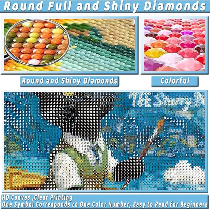 Black Cat Diamond Art Kits for Adults Cute Diamond Painting Kit Beginner