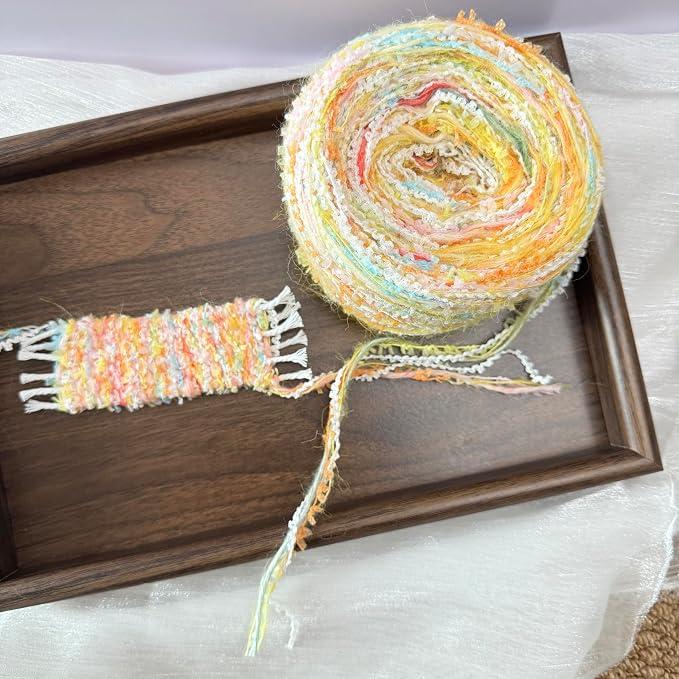 Artisanal Yarn Fancy Yarn Multifiber Blended Yarn Novelty Colorful Soft