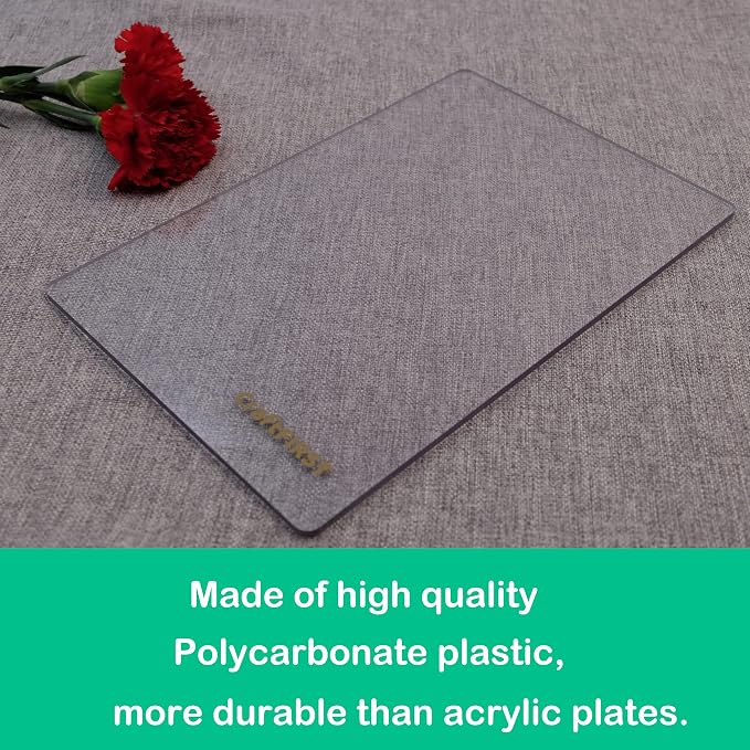6 x 9 Clear Cutting Plate Die Cutting Machine Accessaries 1 Pair