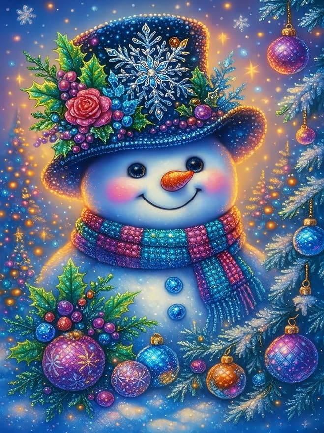 HHMATITS Christmas Diamond Art Kits for Adults 12x16inch