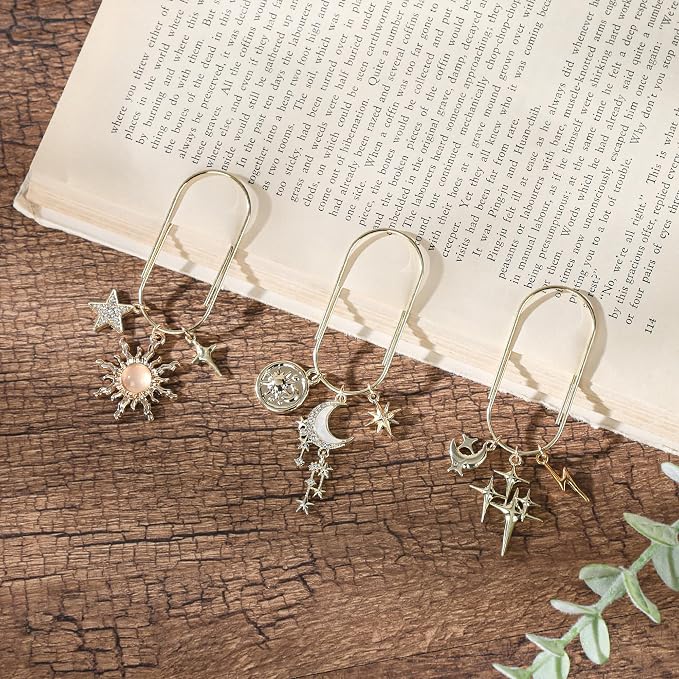 Charm Acotar Metal Bookmark - 3 PCs Fantasy Book Marks Gifts
