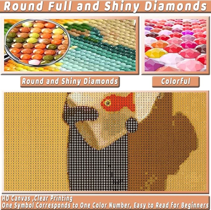 Black Cat Diamond Art Kits for Adults Diamond Painting Kit for Beginner