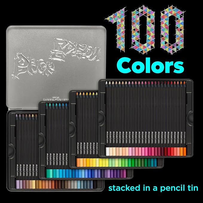 Faber-Castell Black Edition Colored Pencils, 1 Count (Pack of 100)