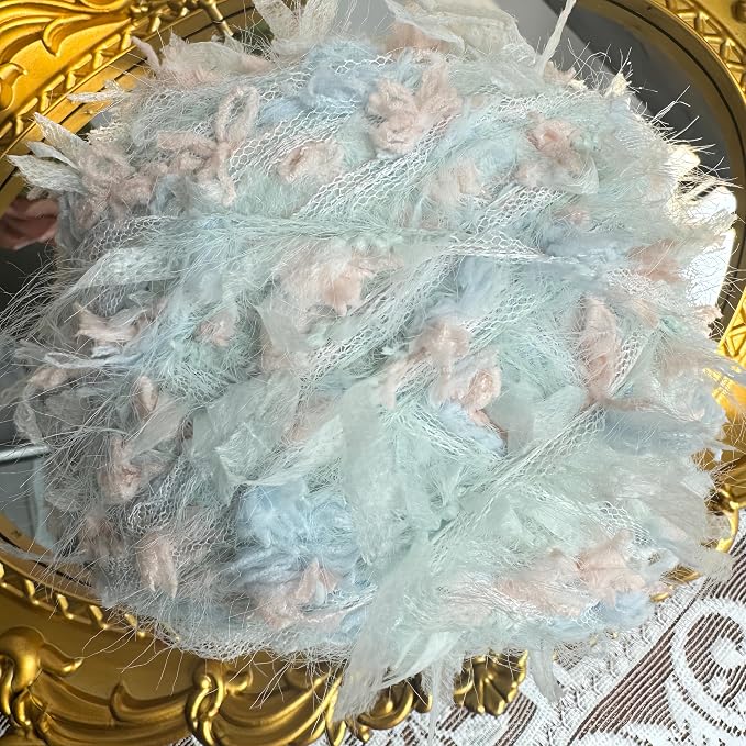 Artisanal Yarn Fancy Yarn Multifiber Blended Yarn Novelty Colorful Soft