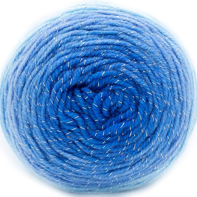 Lion Brand Yarn Mandala Sparkle Yarn, Cepheus