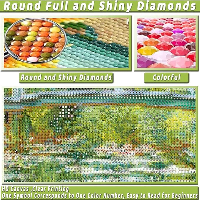 Black Cat Diamond Art Kits for Adults Cute Diamond Painting Kit Beginner