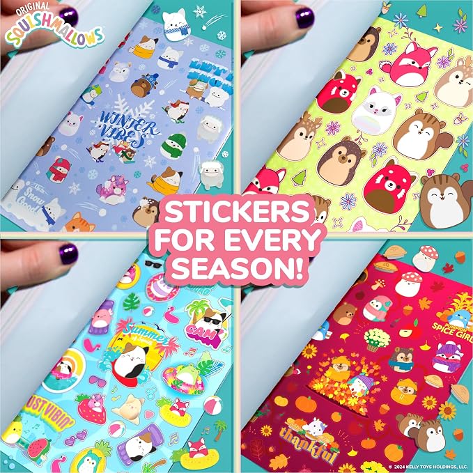 Horizon Group USA Sticker Book, Squishmallows, 2000+ Stickers
