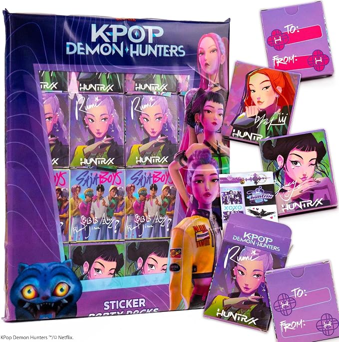 Horizon Group USA Sticker Party Packs, Kpop Demon Hunters