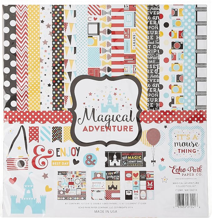 Echo Park Paper Company MA109016 Magical Adventure Collection Kit