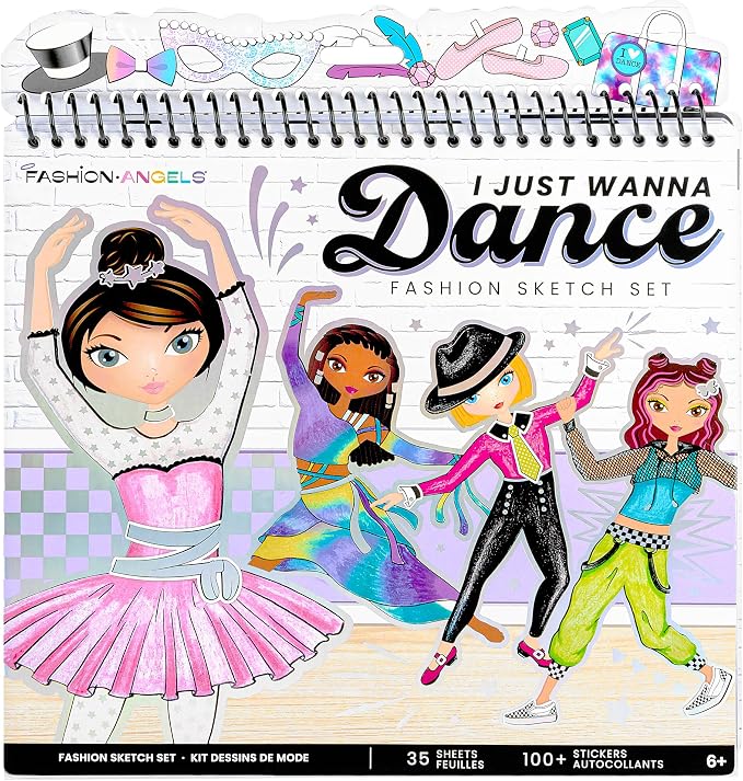 Fashion Angels I Just Wanna Dance Fashion Sketch Set