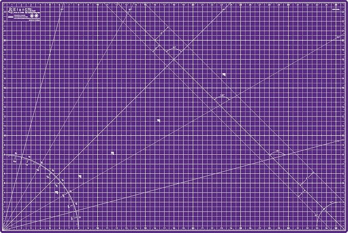 Elan Cutting Mat A1 Pink & Purple, Large Self Healing Cutting Mat 24 x 36 Inch, 5-Ply Craft Board Pink, Hobby Board for Crafts 24x36 Inch
