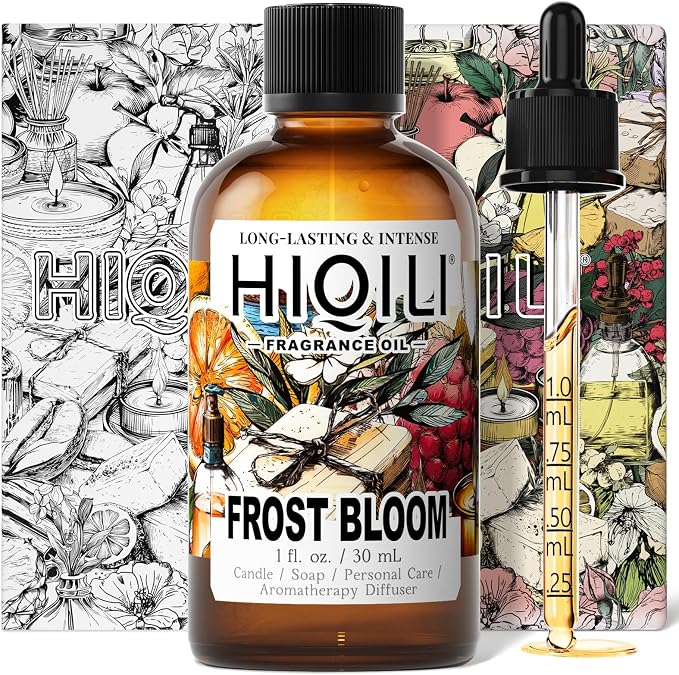 HIQILI Frost Bloom Fragrance Oil for Diffuser Perfume & Hair Mist Crafting