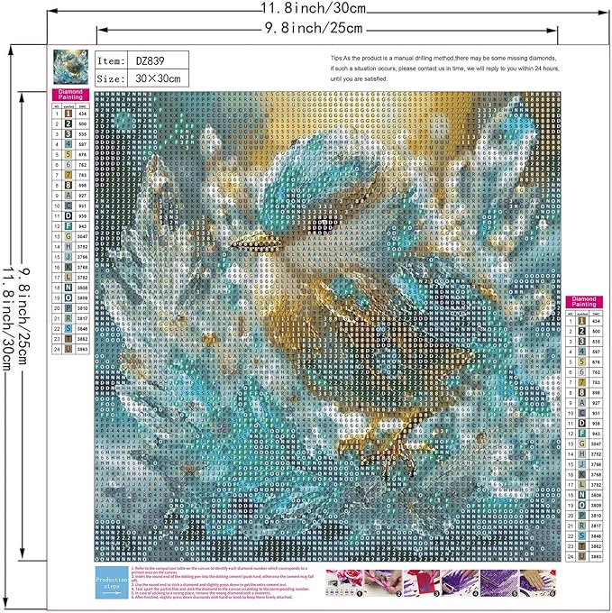 ZHUDENGXJL Birds Diamond Art Kits for Adults,5D Diamond Painting Kits for Adults Beginners,DIY Full Drill Blue Flower Diamond Dots with Gem Art for Birds Home Wall Decor 12 X 12 Inch