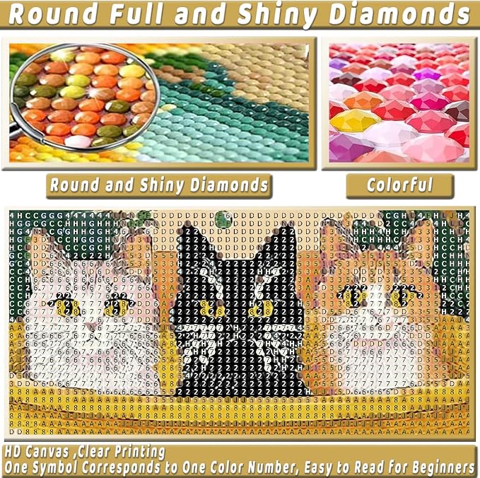 4 Pack Black Cat Diamond Art Kits for Adults Diamond Painting Kit Beginner