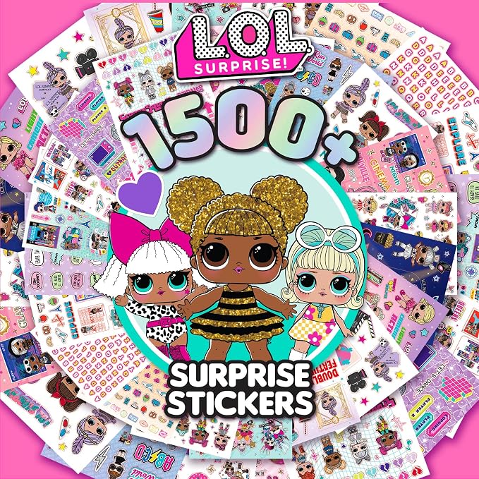 Horizon Group USA Sticker Book, L.O.L. Surprise, 1500+ Stickers