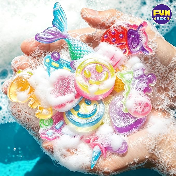 Kid Soap Kit, FunKidz Soap Making Kit for Kids for All Ages DIY Crafts Kits STEM Science Activity Gift for Girls and Boys