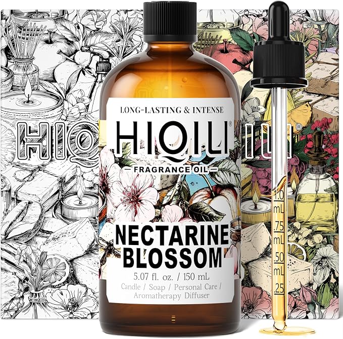 HIQILI Nectarine Blossom Fragrance Oil for Perfume, Candle & Soap Making