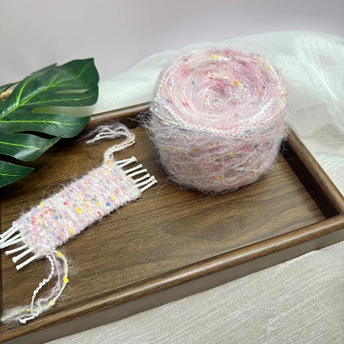 Artisanal Yarn Fancy Yarn Multifiber Blended Yarn Novelty Colorful Soft