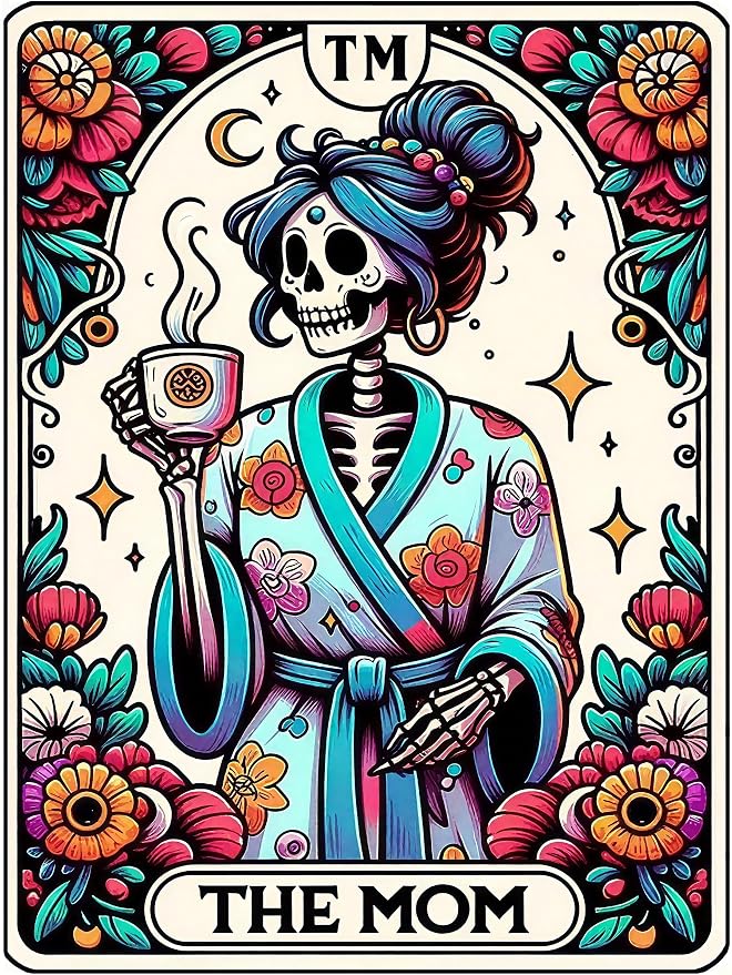 Benjenes Skull Diamond Art Kits for Adults, Tarot Diamond Painting Kits