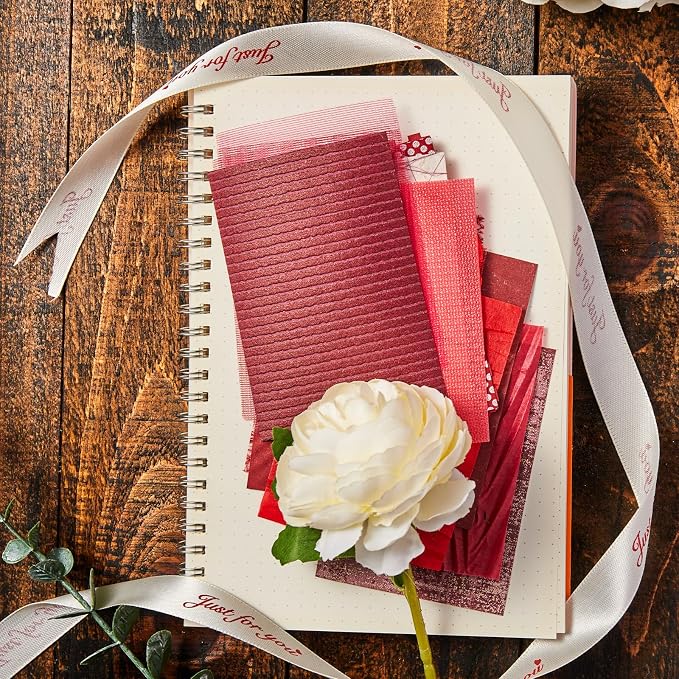 208 Sheets A7 Scrapbook Paper Kit, 12 Colors Mixed Textured Papers