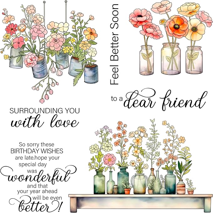 Clear Stamps and Metal Cutting Dies Set for Card Making Scrapbooking, DIY Craft Stamps and Dies Kit for Journaling, Albums, Greeting Cards, Holiday Cards, Birthday, Christmas (YX2000)
