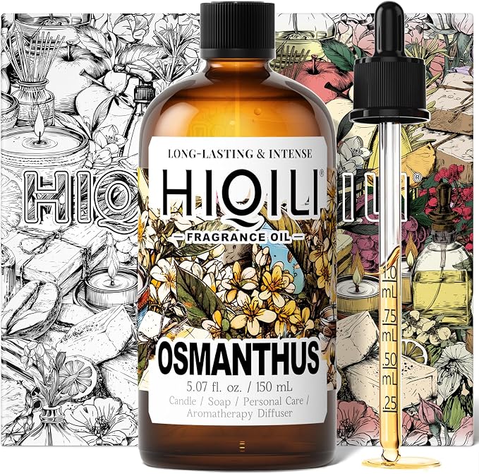 HIQILI Osmanthus Fragrance Oil for Diffuser, DIY Women Perfume - 5.07 Fl Oz