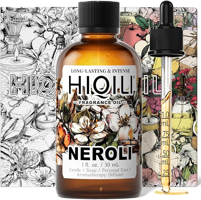 HIQILI Neroli Fragrance Oil for Perfume Making & Add to Body Lotion -1Fl Oz