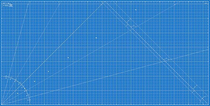Elan Cutting Mat 36x72 Blue, Extra Large Self Healing Cutting Mat 36 x 72 Inch, 5-Ply Craft Board Blue, Hobby Board for Sewing and Quilting