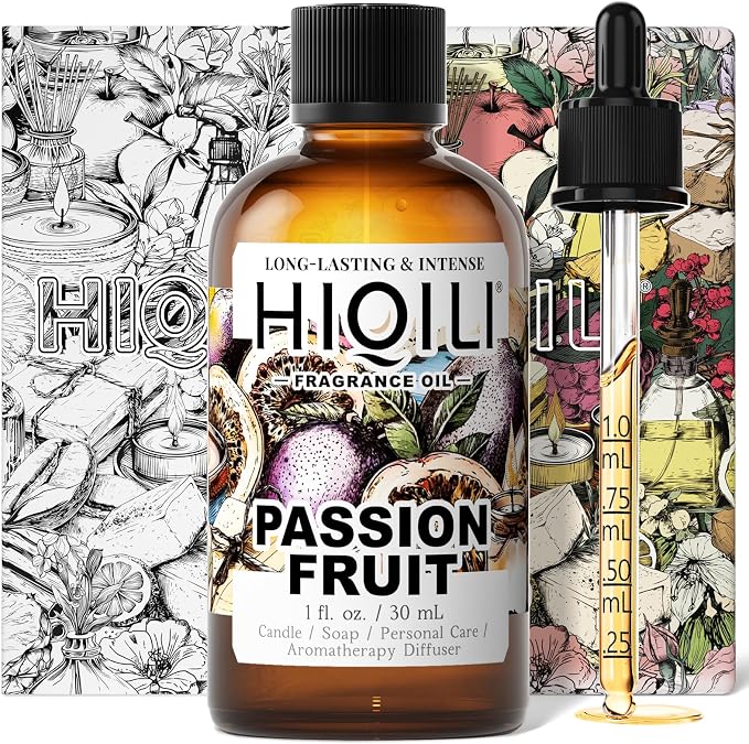 HIQILI Passion Fruit Fragrance Oil for Candle, Soap Making & Diffuser