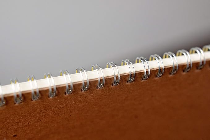 Strathmore 300 Series Wire Bound Charcoal Pad, 64 lb. Laid Surface, 9 X 12 inches, White, 32 Sheets (330-9)