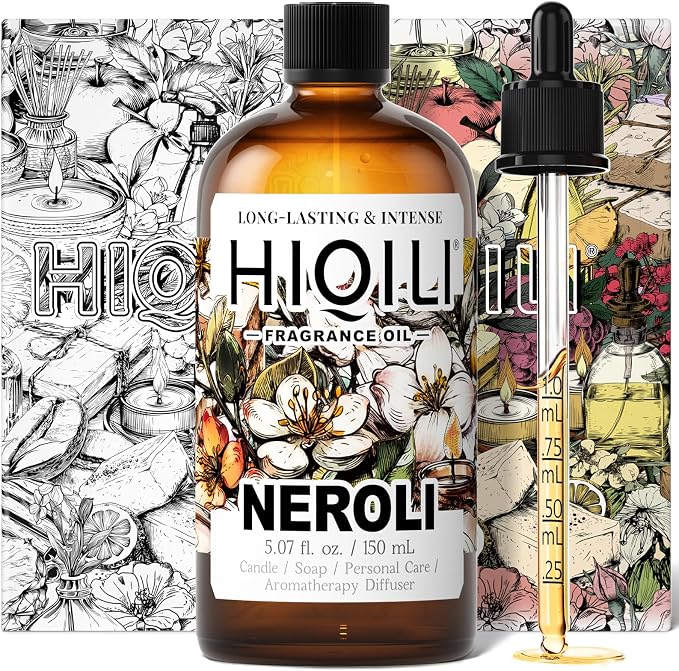 HIQILI Neroli Fragrance Oil for Perfume Making & Add to Body Lotion