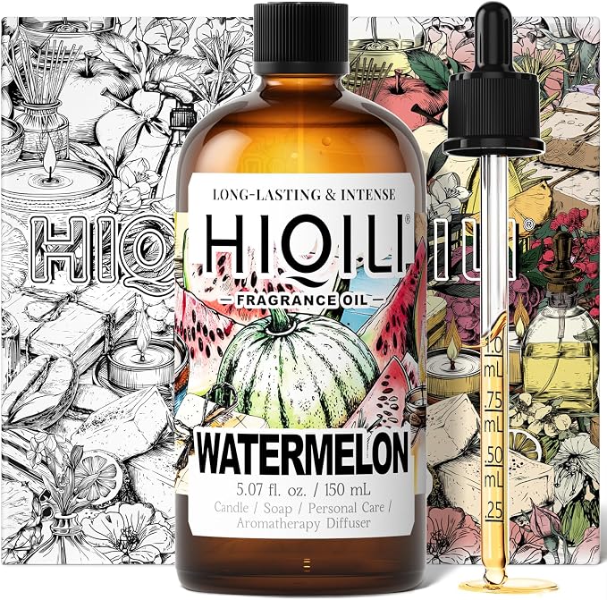HIQILI Watermelon Fragrance Oil for Diffuser, Candle & Soap Making