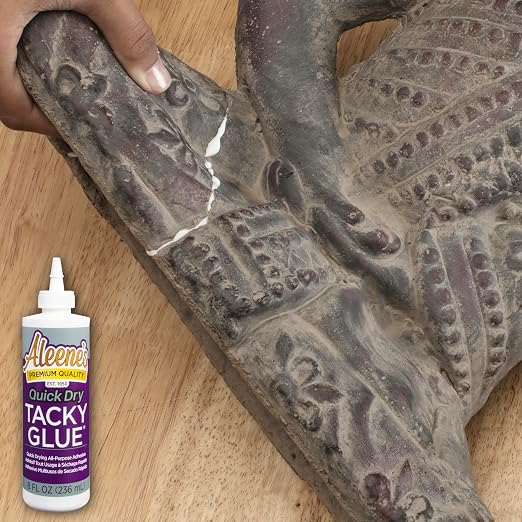 Aleene's AR7-10 17843 Quick Dry Tacky Glue, 8 oz., Multicolor