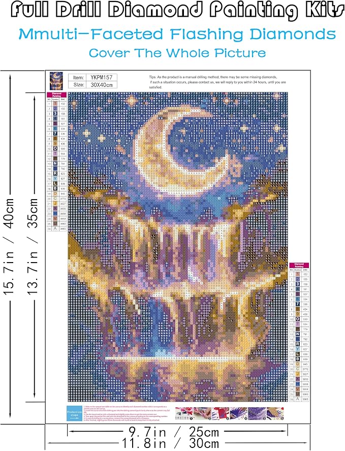 Waterfall Diamond Art Kits for Adults, 5D Diamond Painting Kits for Adults
