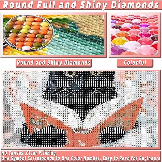 Black Cat Diamond Art Kits for Adults Diamond Painting Kit for Beginner