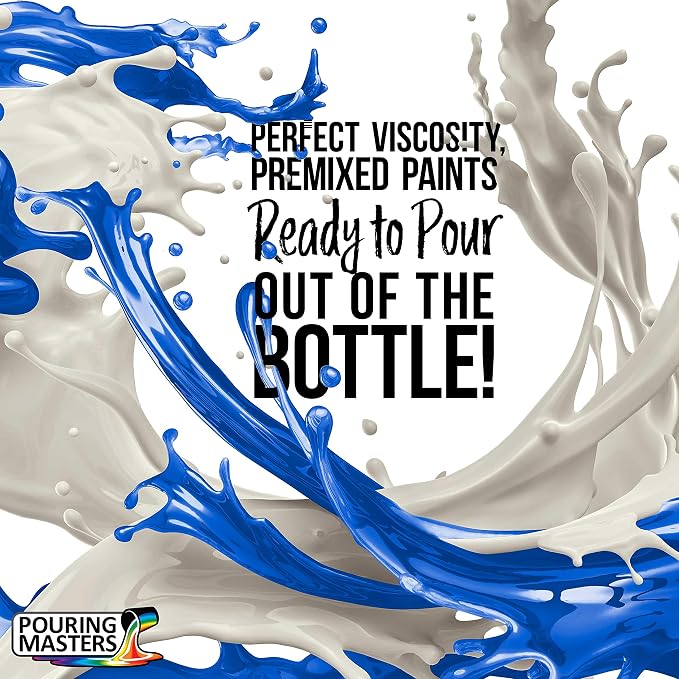 Pouring Masters 48-Color Ready-to-Pour Acrylic Pouring Paint Set