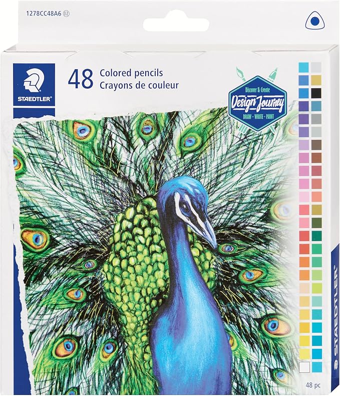 STAEDTLER Triangular Color Pencil, 48pcs