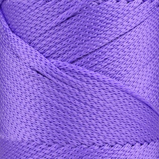 S Sensy 2mm - Premium Polypropylene Macrame Cord 10 Skeins Lilac 252 Yards