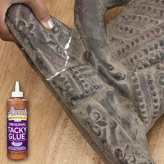 Aleene's Original Tacky Glue, All Purpose Adhesive, Perfect for Crafts and DIY Projects, Dries Fast and Clear, 8 fl oz 3-Pack